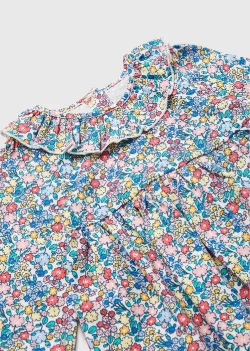 Baby Multicoloured Floral Print Long Sleeve Dress (Newborn-23mths) - Newborn Image 2