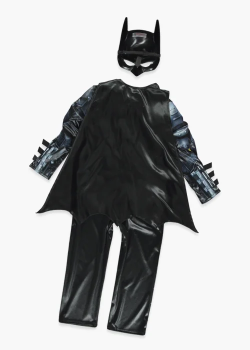 Kids Black DC Batman Fancy Dress Costume (3-9yrs) - Age 3 Years Image 2