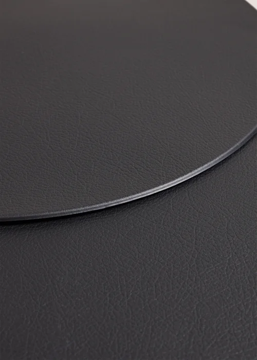 2 Pack Black Faux PVC Placemats Image 2