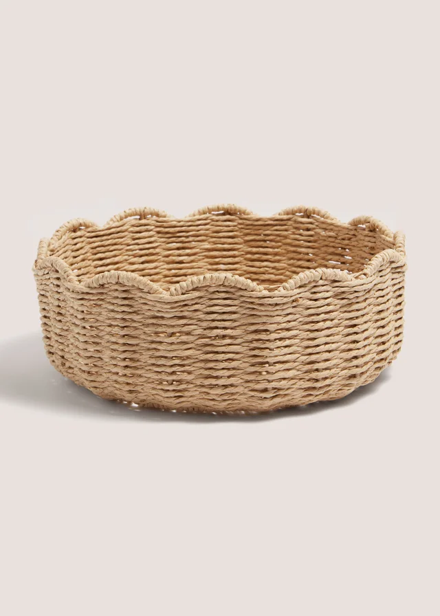 Retreat Scalloped Basket