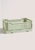 Green Collapsible Crate (270mm x 170mm x 105mm) Image 1