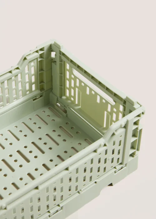 Green Collapsible Crate (270mm x 170mm x 105mm) Image 2