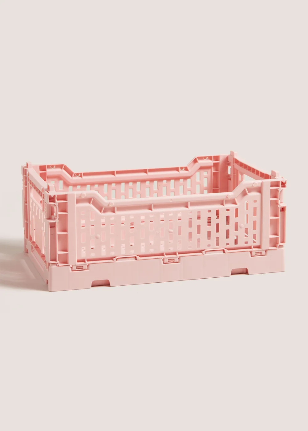 Pink Collapsible Crate (270mm x 170mm x 105mm) Image 1