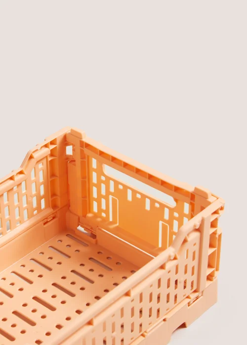 Orange Collapsible Crate (270mm x 170mm x 105mm) Image 2