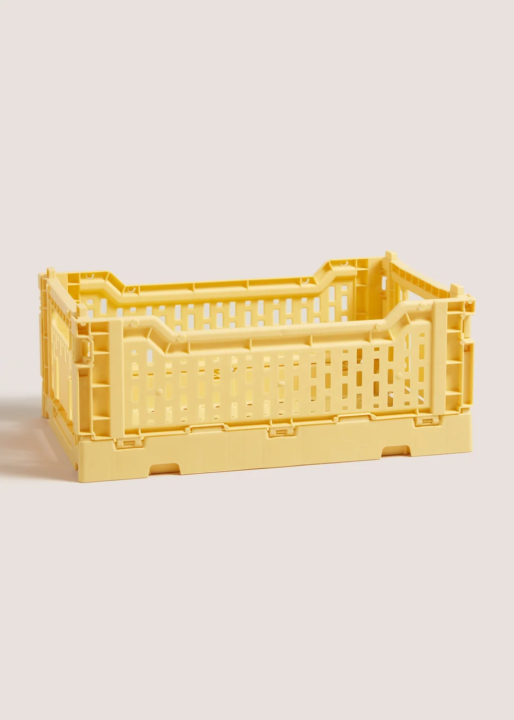 Yellow Collapsible Crate (270mm x 170mm x 105mm) Image 1