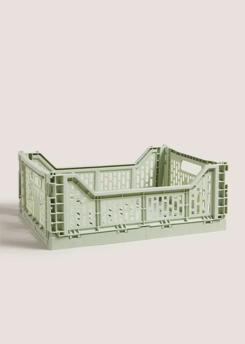 Green Collapsible Crate (38.5cm x 30cm) Image 1