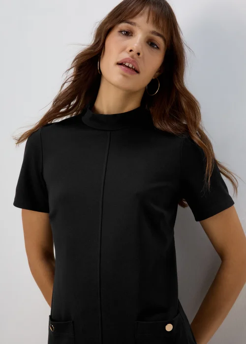 Et Vous Black Ponte Tunic Dress - 8 Image 3