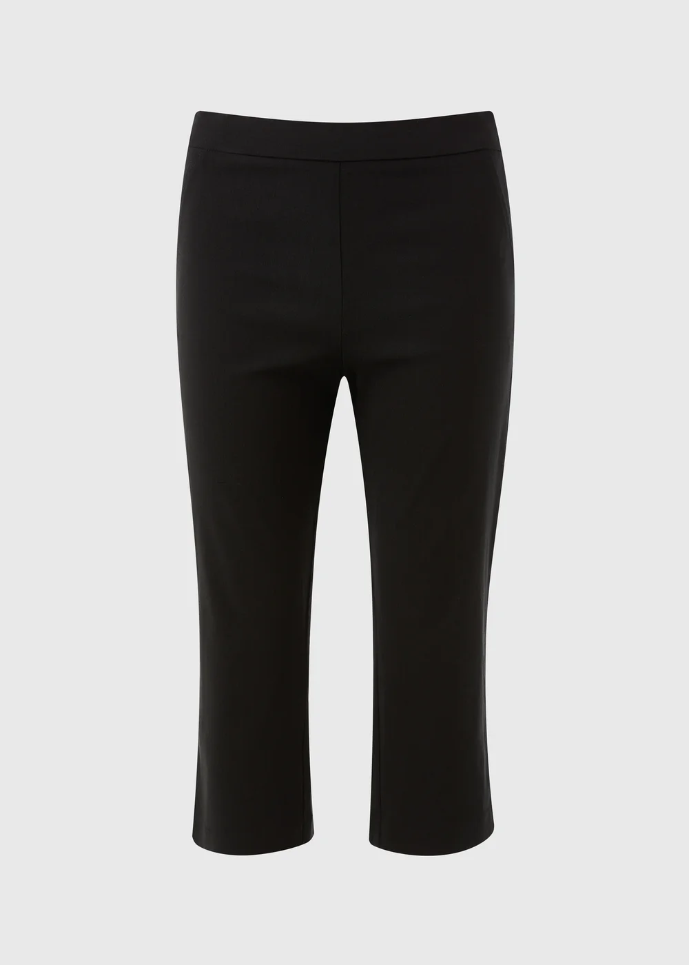 Black Bengaline Cropped Trousers - 8 Image 5