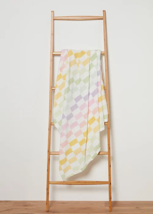 Multicolour Checker Throw Image 1