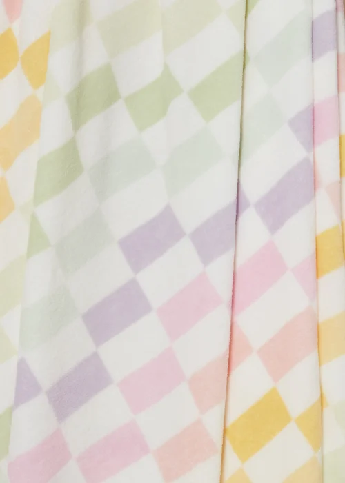 Multicolour Checker Throw Image 2