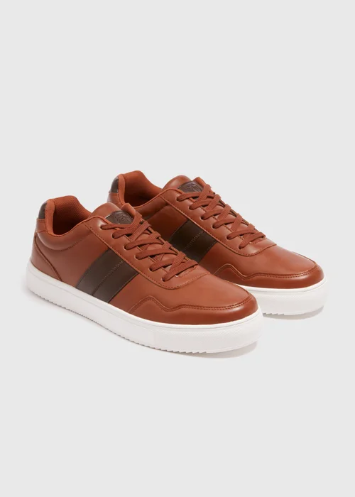 Brown Smart Trainers - Size 6 Image 1