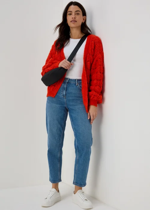 Ava Mid Wash Mom Jeans - 8/L29 Image 4