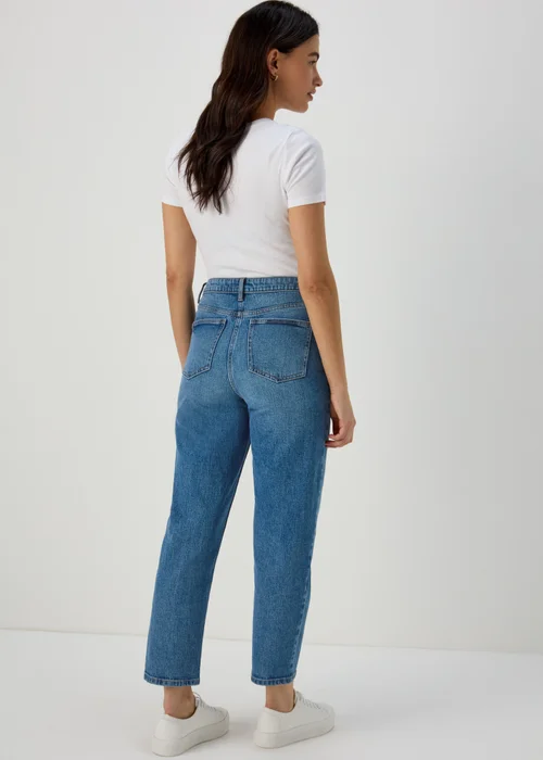 Ava Mid Wash Mom Jeans - 8/L29 Image 2