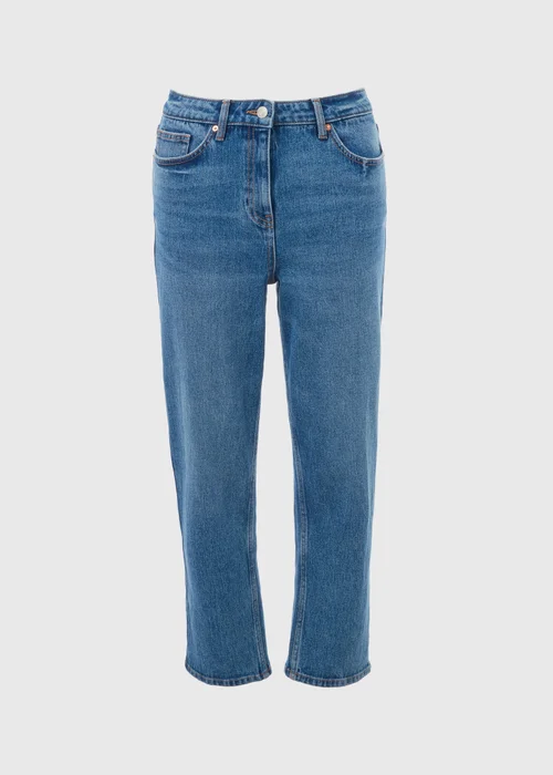 Ava Mid Wash Mom Jeans - 8/L29 Image 5
