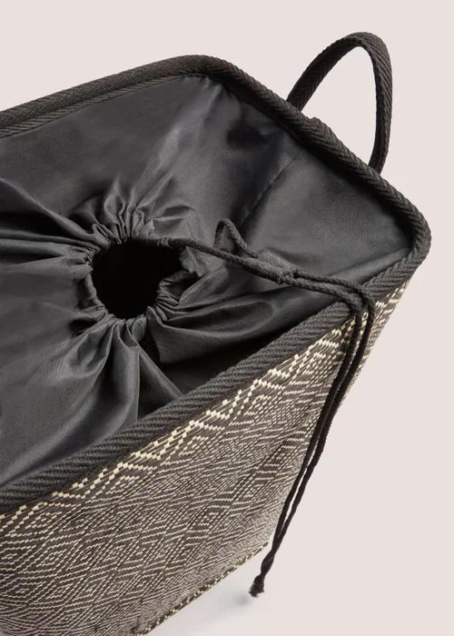 Black & Natural Laundry Rectangle ( 40x30xH55cm ) Image 2