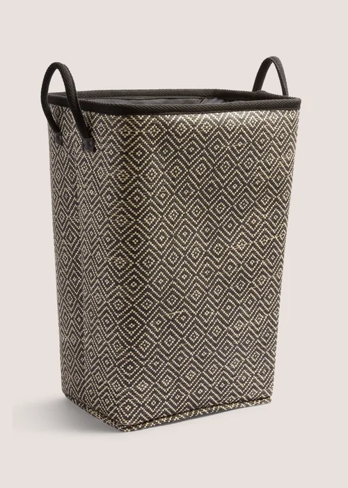 Black & Natural Laundry Rectangle ( 40x30xH55cm ) Image 1