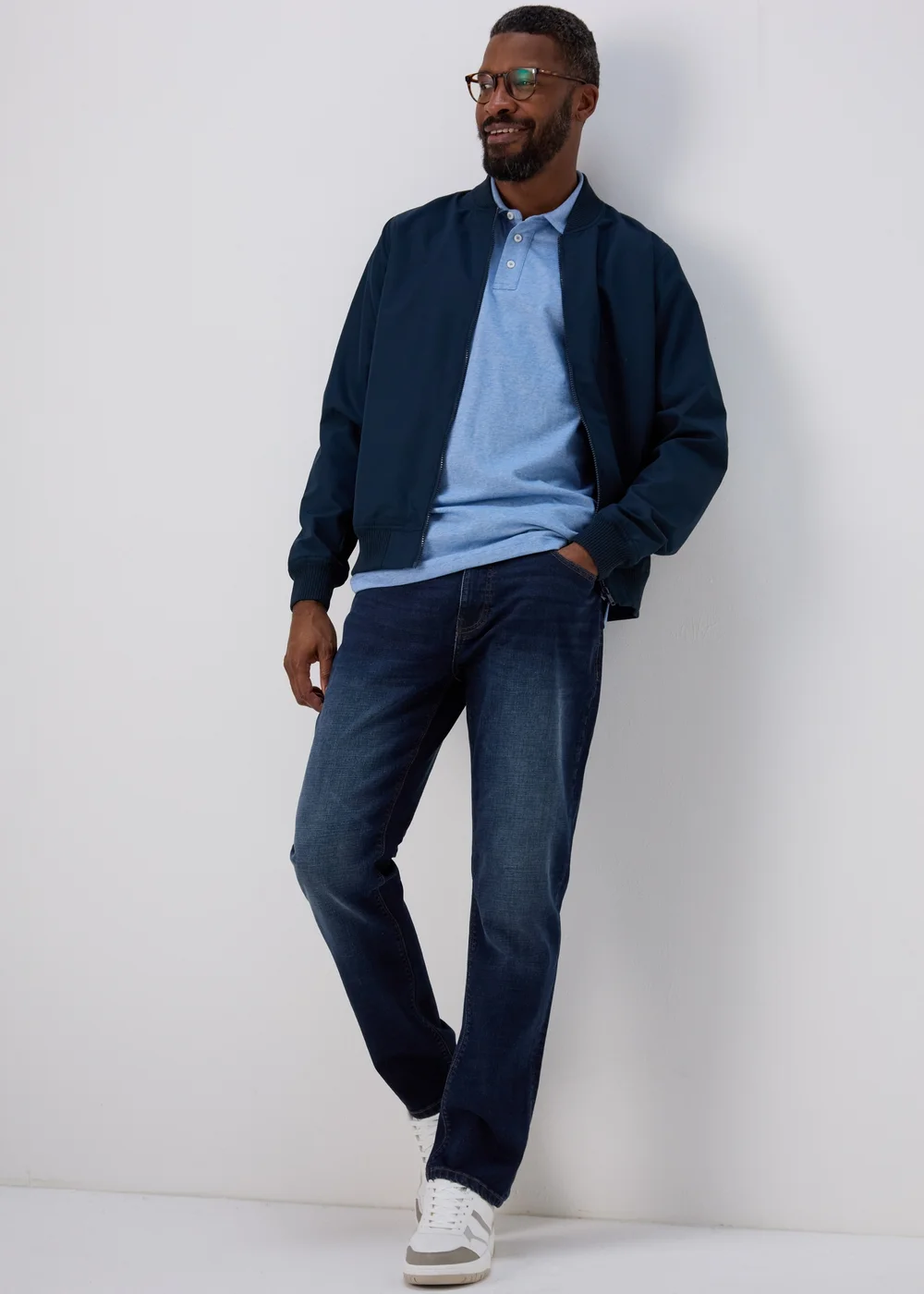 Lincoln Blue Belted Jeans - 32 Waist Regular Image 4