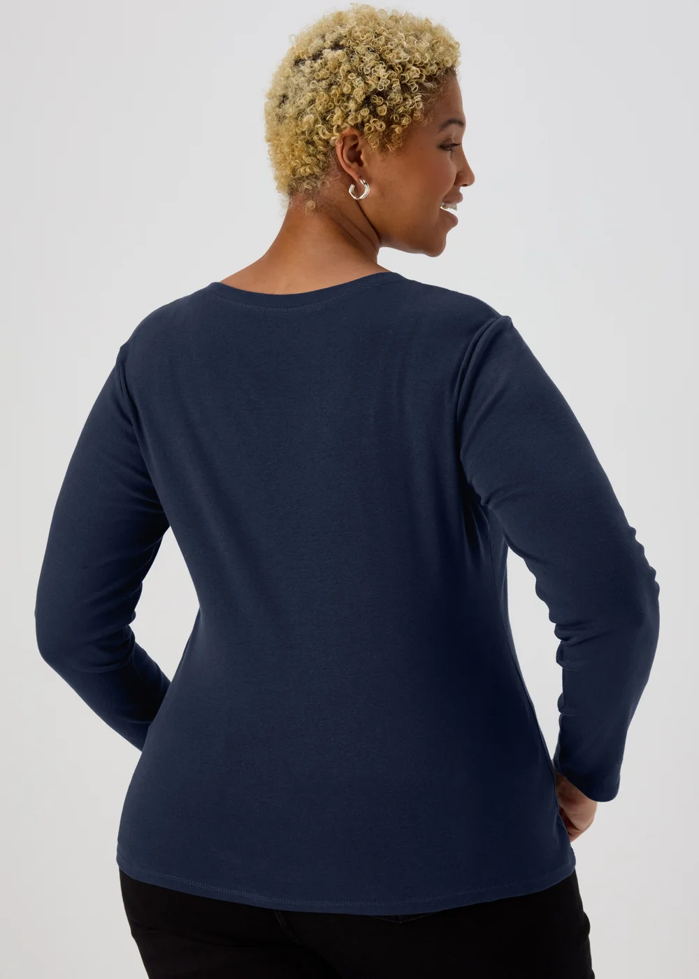 Navy Long Sleeve T-Shirt - 8 Image 2
