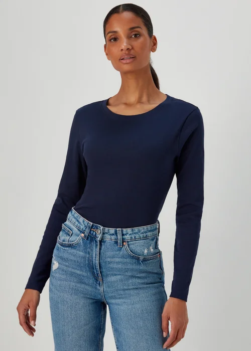 Navy Long Sleeve T-Shirt - 8 Image 1