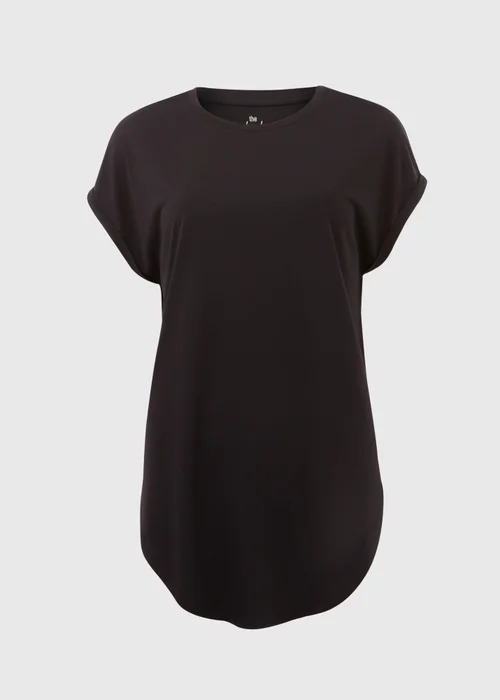 Black Longline T-Shirt - S Image 7