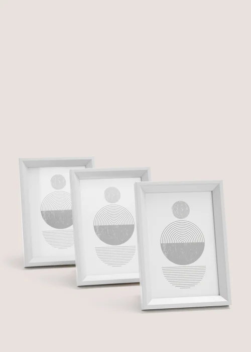 3 Pack Grey Frames (4x6in) Image 1