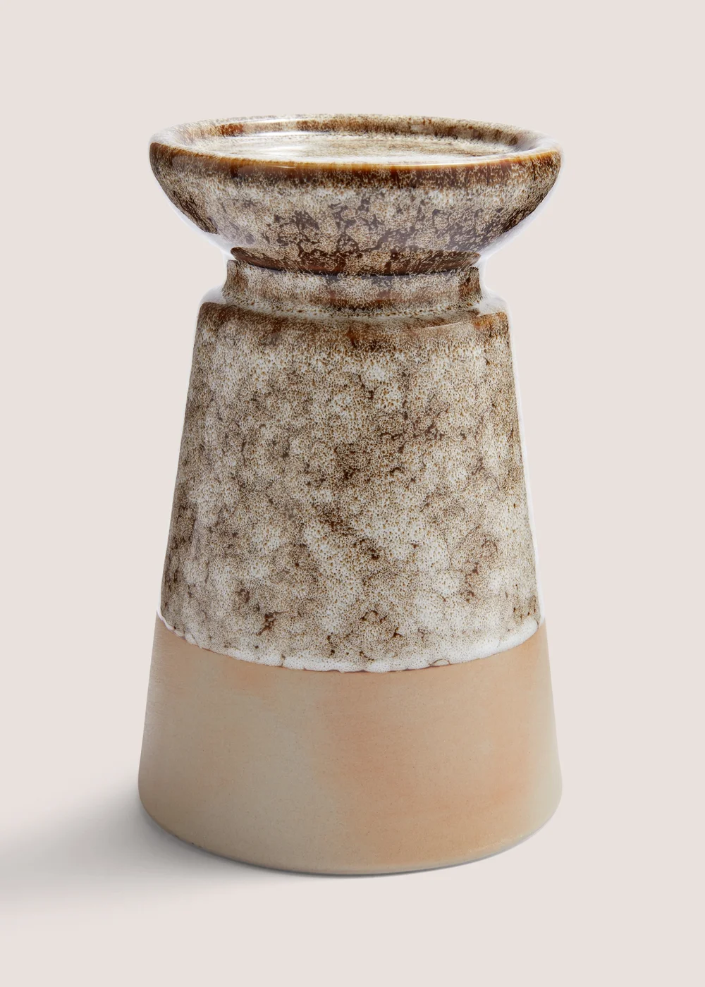 Gold Casa Speckled Candle Holder (16cm x 10cm x 10cm) Image 1