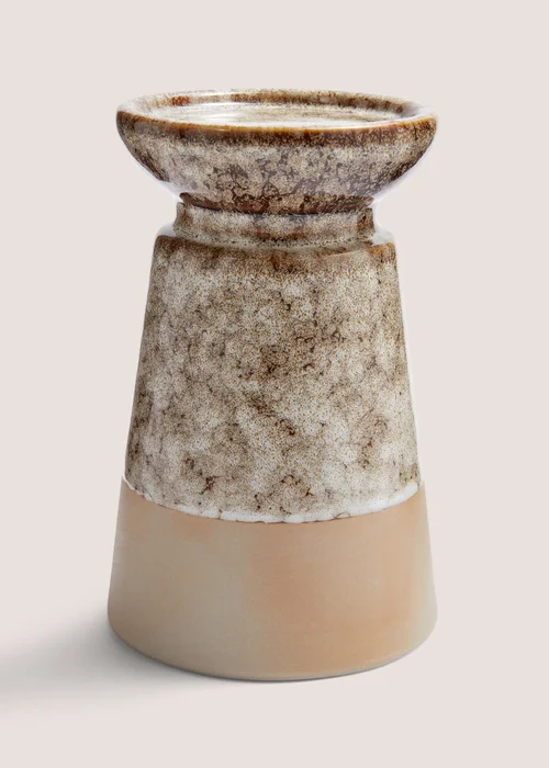 Gold Casa Speckled Candle Holder (16cm x 10cm x 10cm) Image 1