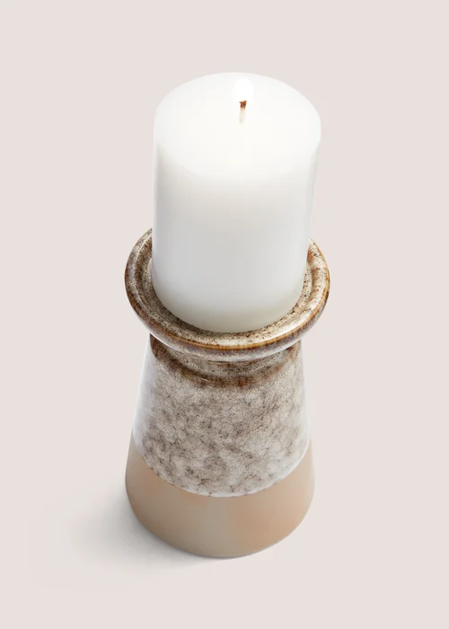 Gold Casa Speckled Candle Holder (16cm x 10cm x 10cm) Image 2