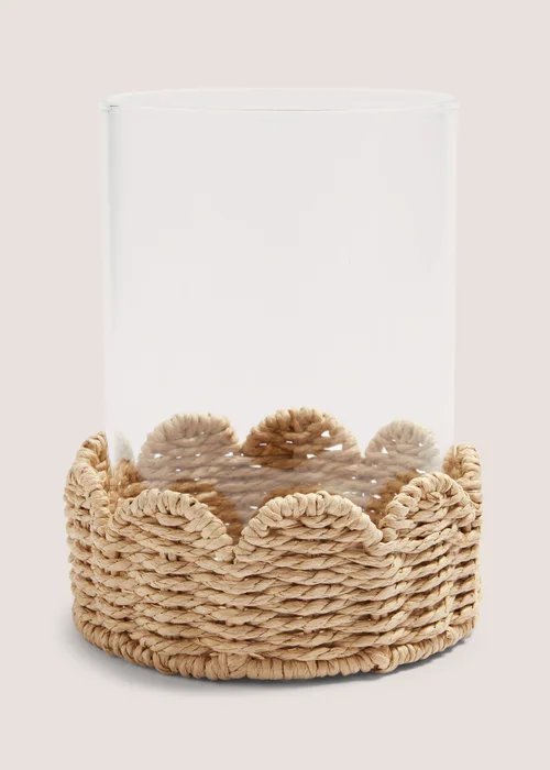 Scallop Edge Hurricane Candle Holder Image 1