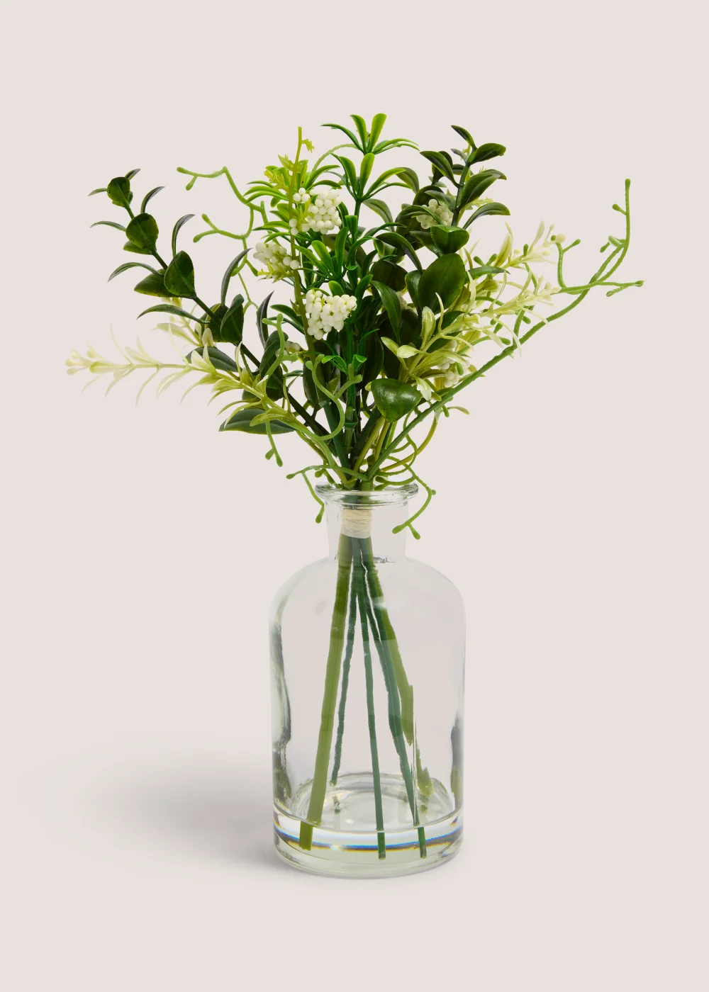 Stems in Glass Vase (20cm x 26cm x 17cm) Image 1