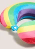 Rainbow Travel Pillow Image 2