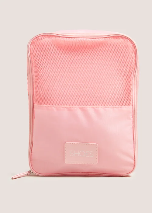 Pink Shoe Storage Bag Image 1