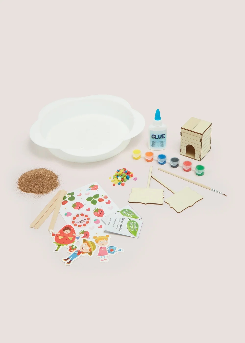 Make Your Own Strawberry Garden (7cm x 29cm x 29cm) Image 2