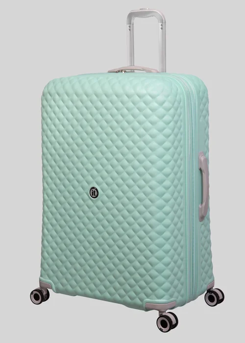 IT Luggage Mint Quilted Suitcase - Cabin Image 3