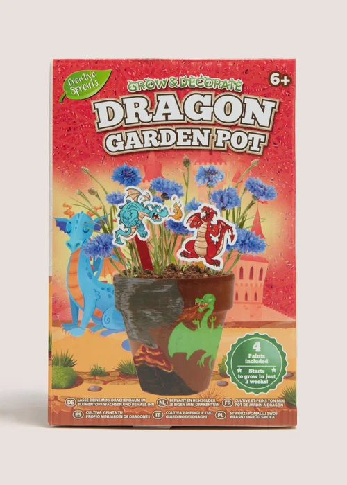 Paint Your Own Flower Pot (10cm x 10cm x 15cm) Image 1