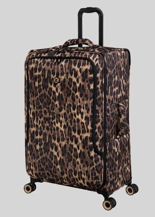 IT Luggage Multicolour Leopard Trulite Suitcase - Cabin Image 3