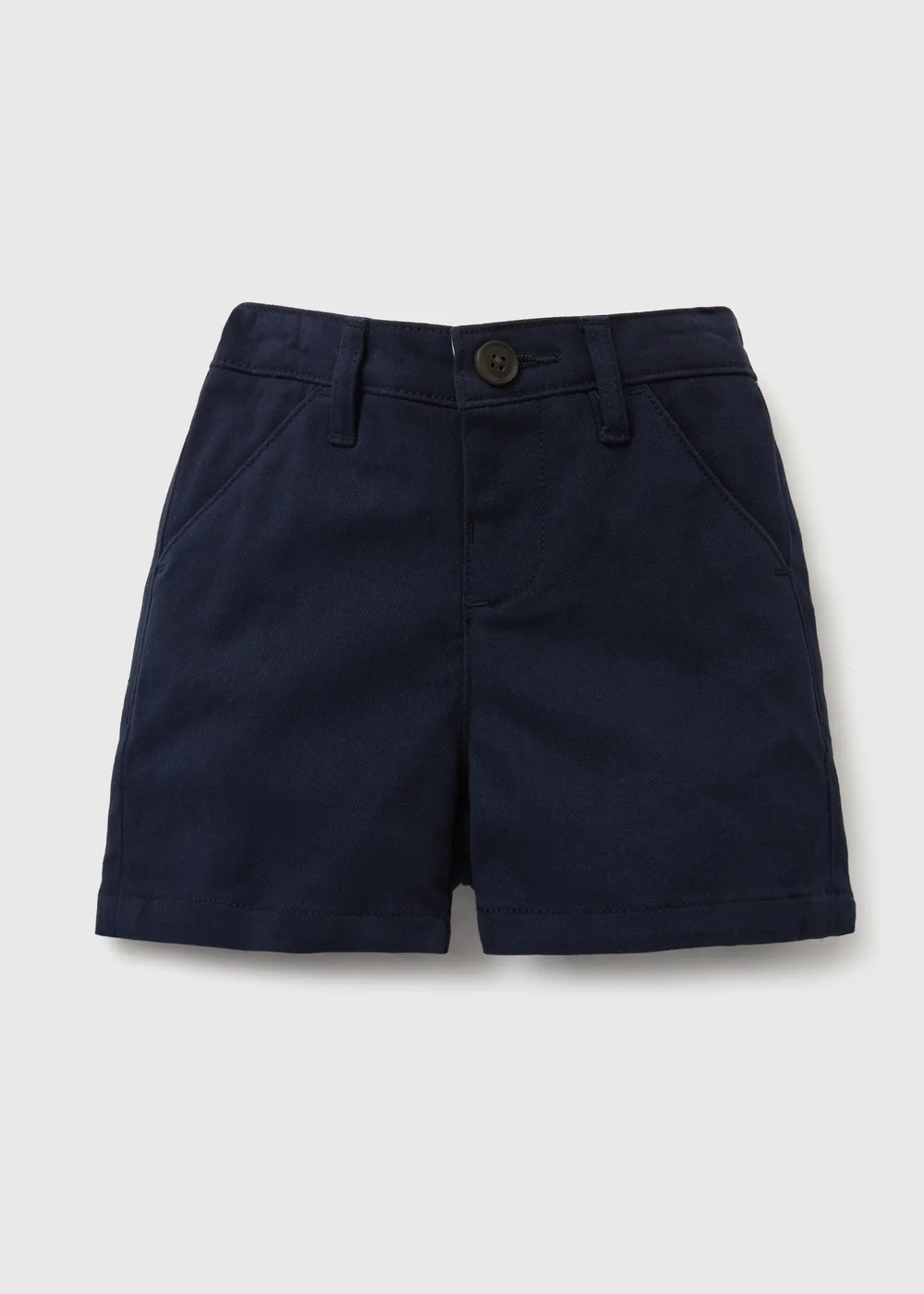 Boys Navy Chino Shorts (1-7yrs) - 1 half year to 2 Image 1