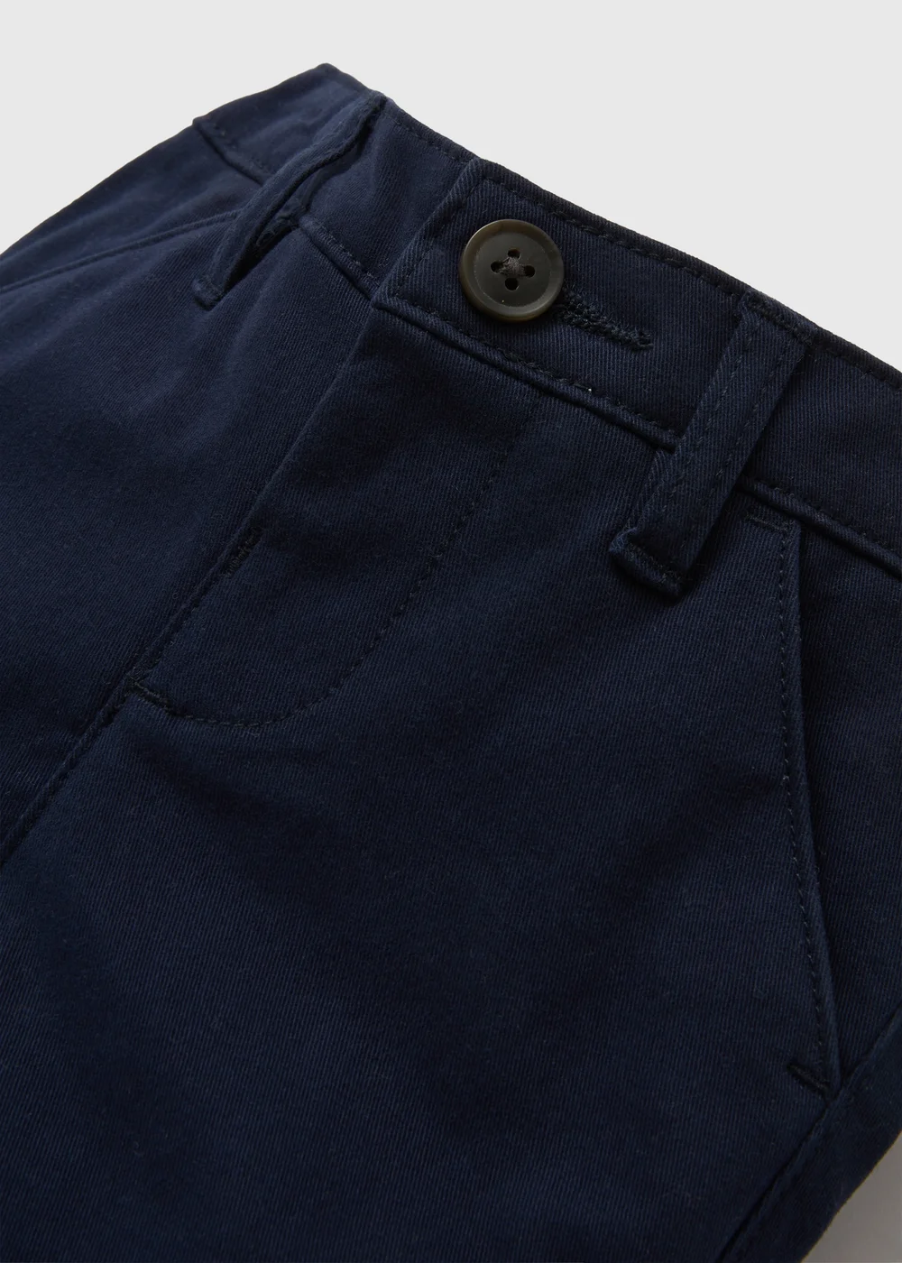 Boys Navy Chino Shorts (1-7yrs) - 1 half year to 2 Image 2