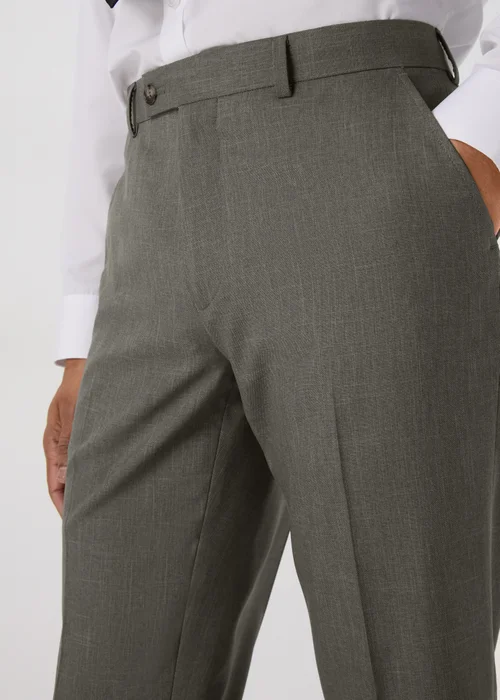 Taylor & Wright Green Elton Slim Fit Trousers - 30 Waist 31 Leg Image 3