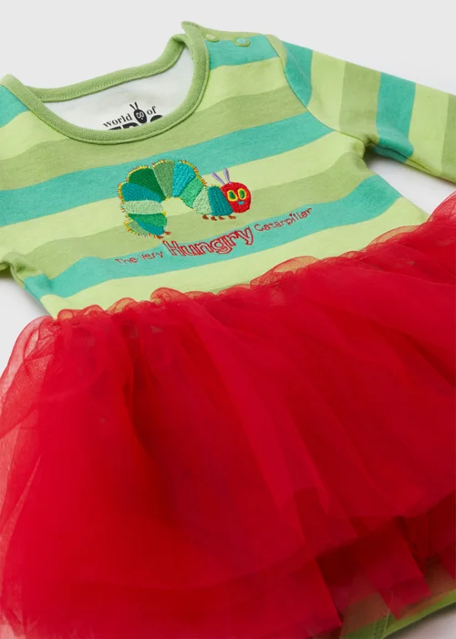 Baby Green Hungry Caterpillar Tutu Bodysuit (Newborn-12mths) - 0-3 months Image 2