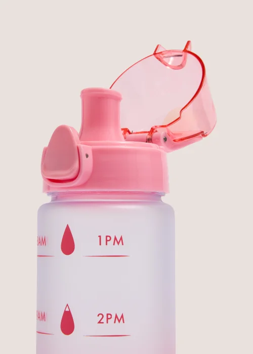 Kichna Pink Ombre Tracker Reusable Water Bottle (700ml) Image 2