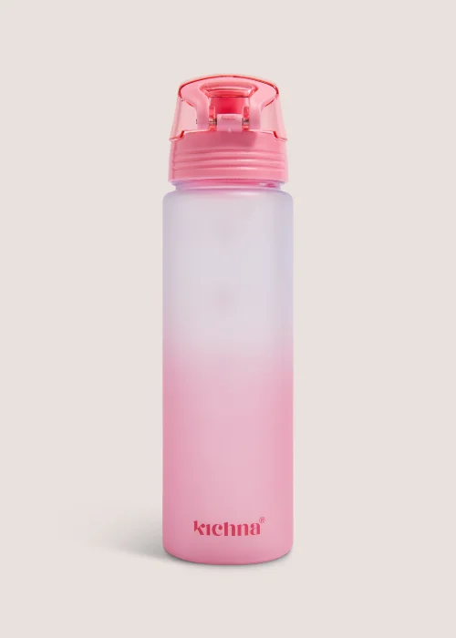 Kichna Pink Ombre Tracker Reusable Water Bottle (700ml) Image 1