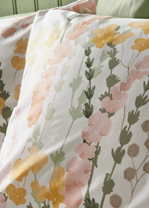 Green Floral Retreat Duvet Set - Super king Image 3