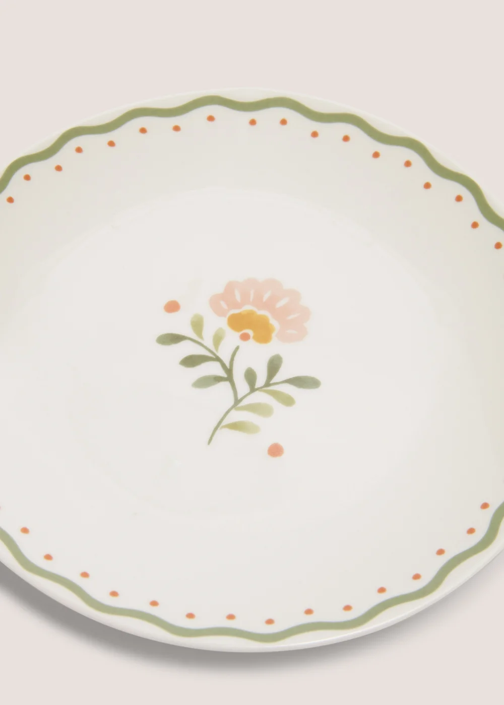 Folk Floral Plate (20cm) Image 2