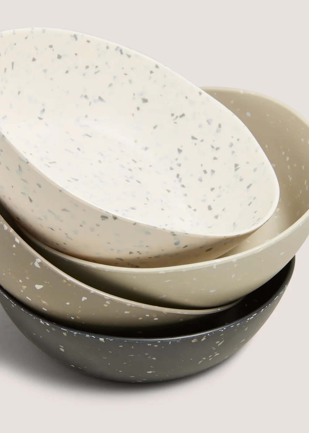 Outdoor 4 Pack Terrazzo Bowls Image 2