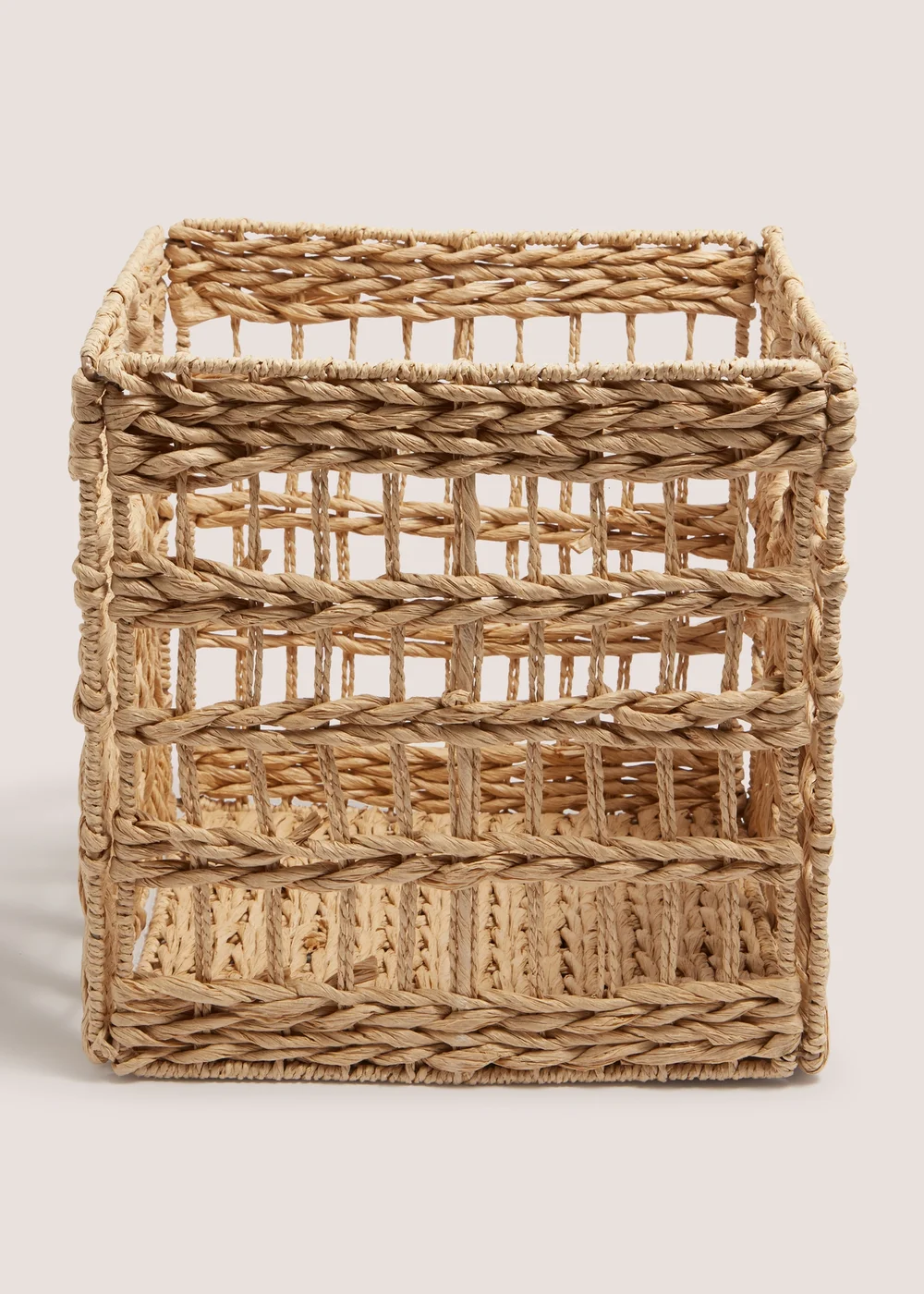 Open Weave Foldable Basket (31cm x 31cm x 31cm) Image 1