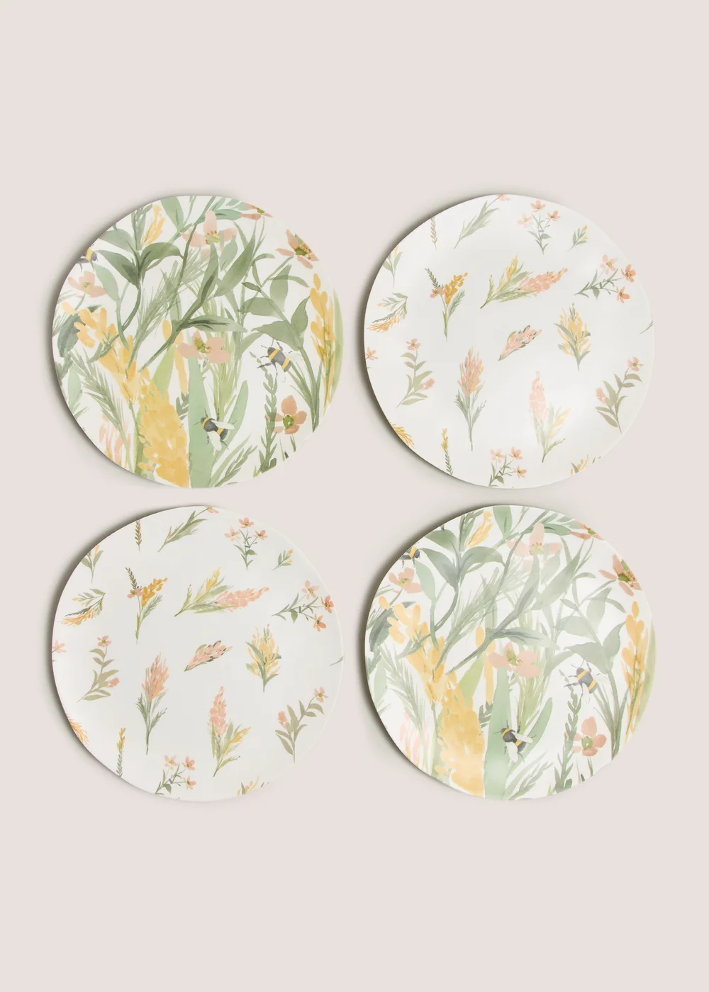 Outdoor 4 Pack Retreat Plates (27.8cm x 27.8cm x 2cm) Image 1