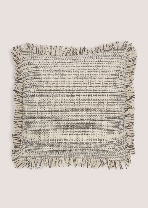 Neutral Frilled Casa Cushion (43cm x 43cm) Image 1
