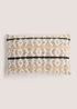 Neutral Woven Casa Geometric Cushion (30cm x 50cm) Image 1