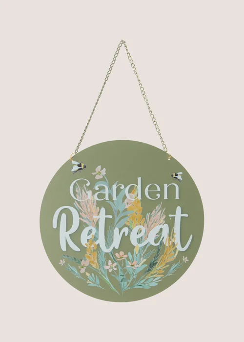 Outdoor Retreat Sign ( 20x20x1cm ) Image 1